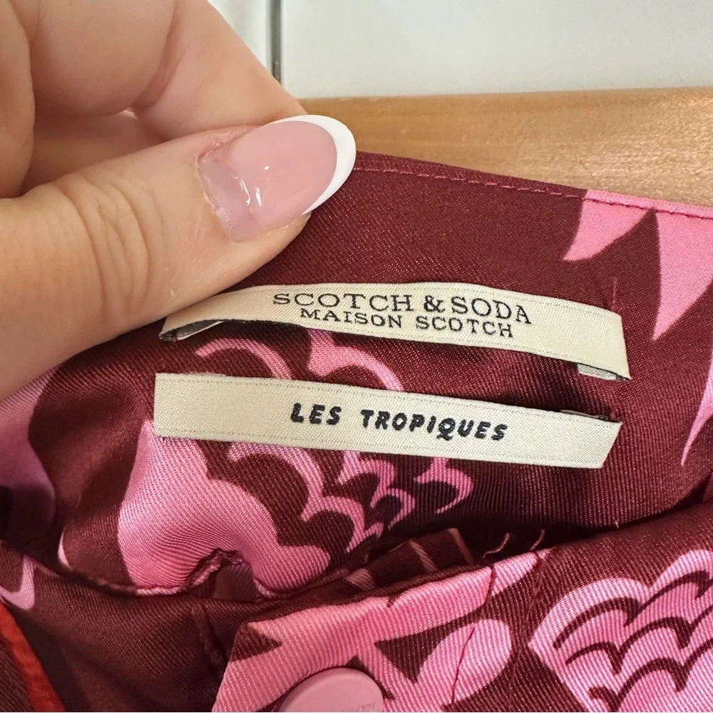 Scotch & Soda Women's Les Tropiques Wide Leg Pants - Picture 5 of 11